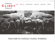 Tablet Screenshot of chateauclinet.com